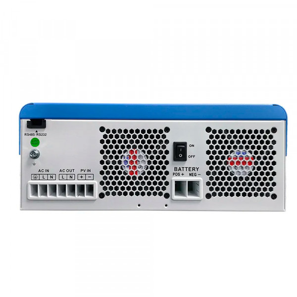 Гібридний інвертор ANENJI ANJ-6200W-48V-WIFI, 6200W, 48V, charge 80A(max), 170-280V, МРРТ60-500VDC, RS485. RS232, WiFi,  482x290x113mm, 10 kg, Q1