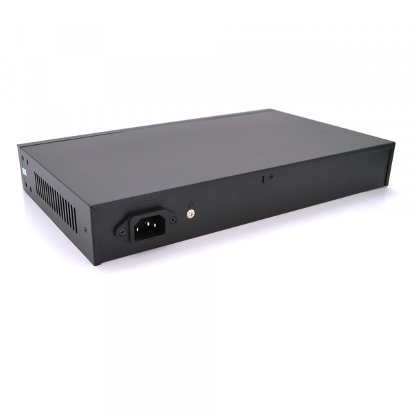 POE комутатор Merlion 24 POE 10/100 + 2 RJ45 10/100/1000+ вбудований блок живлення 52V 5.8A