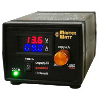 ЗУ для авто/мото акумуляторів MW-IZU12-25A(Ц) 12V з цифровим амперметром та регулятором струму до 25А, 150-250V, (MF, AGM, GEL, CA/CA, LiFePO4)