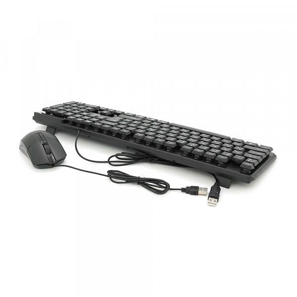 Комплект провідний KB+Mouse XSTRIKE X-1012, USB, (Eng/Укр/Pyc), Black, Box