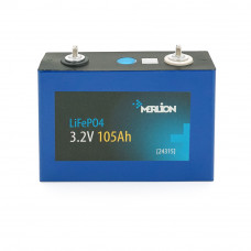 Осередок Merlion 3.2V 105AH для збирання LiFePo4 акумуляторів, (160х49х115(130)) мм, Q5