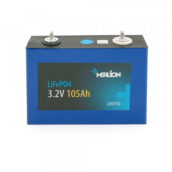Осередок Merlion 3.2V 105AH для збирання LiFePo4 акумуляторів, (160х49х115(130)) мм, Q5