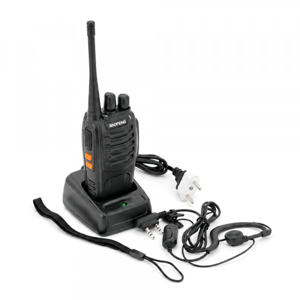 Бездротова рація Baofeng BF-888S, корпус пластмас, частота 400-470MHz, Black, BOX