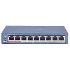 8 портовий POE комутатор Hikvision DS-3E0109P-E(C) 8xRJ45 (100M) PoE + 1x RJ45 (100M)