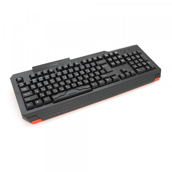 Клавіатура USB XSTRIKE XS-1022, довжина кабелю 150см, RGB підсвічування, Eng/Укр/Рус, 460х175х35 мм, Black, 105к, Q20