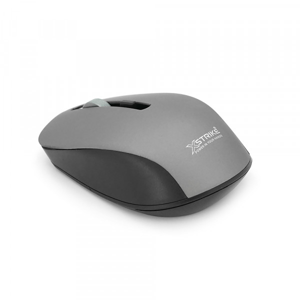 Миша бездротова XSTRIKE XS-105, 800/1600/2400DPI, 2.4GHZ, акумулятор 400mAh, Black, Box