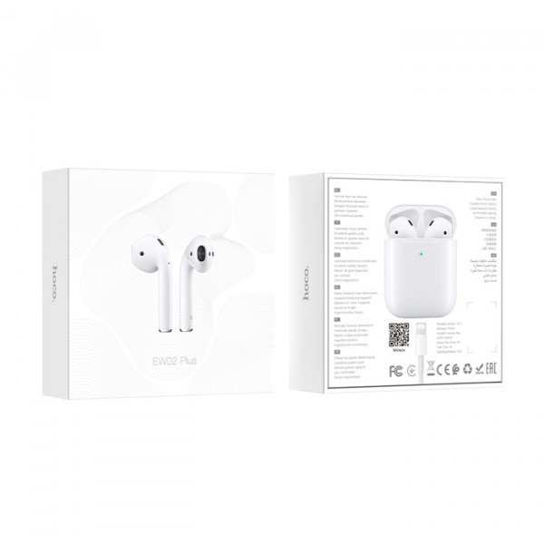 Навушники Bluetooth HOCO EW02, White, Кейс