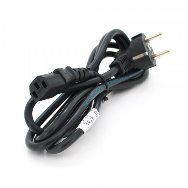 Кабель живлення Schuko PC-186 CEE7 / 17-C13, 1.8M, 1.0mm, OEM (євровилках)  МЕДЬ !!!!!