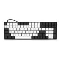 Механічна клавіатура USB XSTRIKE XS-1030, довжина кабелю 150см, RGB підсвічування, Eng/Укр/Рус, 395х150х45 мм, Black/White, 100к, Q20