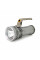 Ліхтар пошуковий GLH-3405, 1LED T6, 10W, 3 режими, 2*18650, Silver, IP40, СЗУ, перехідник, 150х65х95мм, BOX