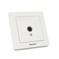 Розетка Panasonic Karre Plus 55 TV, Телевізійна, біла
