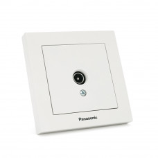 Розетка Panasonic Karre Plus 55 TV, Телевізійна, біла