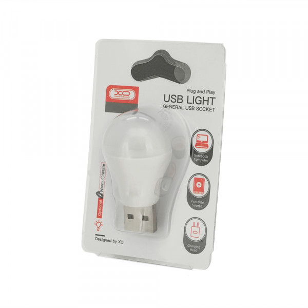 USB лампа-ліхтар, LED, 1W, Input: 5V, 6000К, холодне світло, BOX, Q150