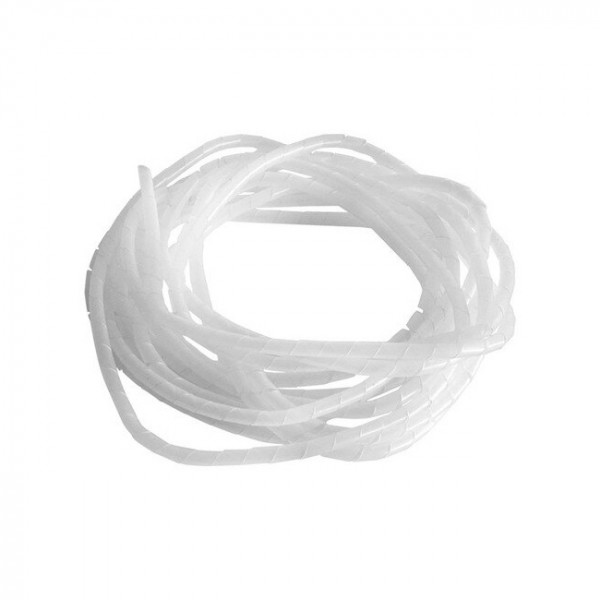 Спіральний кабельний організатор діаметр, 30mm, довжина 1.5m, White