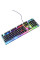 Комплект провідний KB+Mouse HOCO GM18, USB, RGB підсвічування, (Eng/Pyc), Black/White, Box