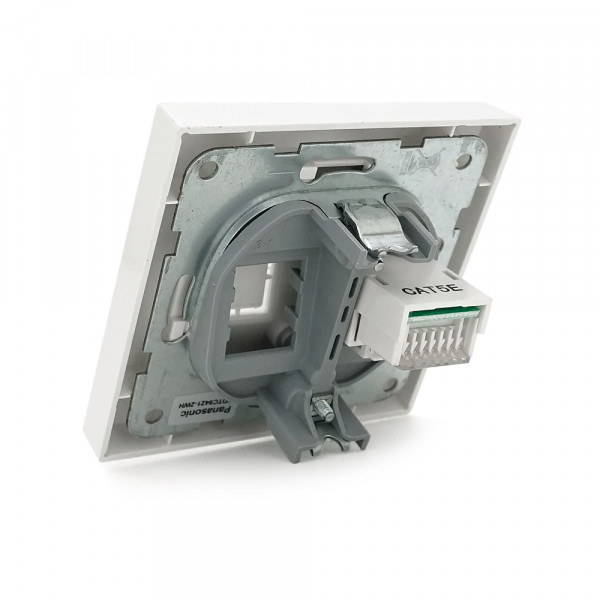 Розетка Panasonic Karre Plus 55 комп'ютерна RJ45 CAT6e, біла
