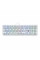 Клавіатура USB Fantech MK855RGB, довжина кабелю 135см, (Eng/Укр/Рус), White, 108к, Q10