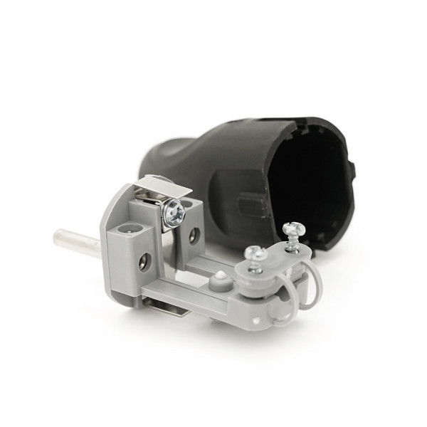 Вилка із заземленням 10/16А 250V A712B, Black, Q35