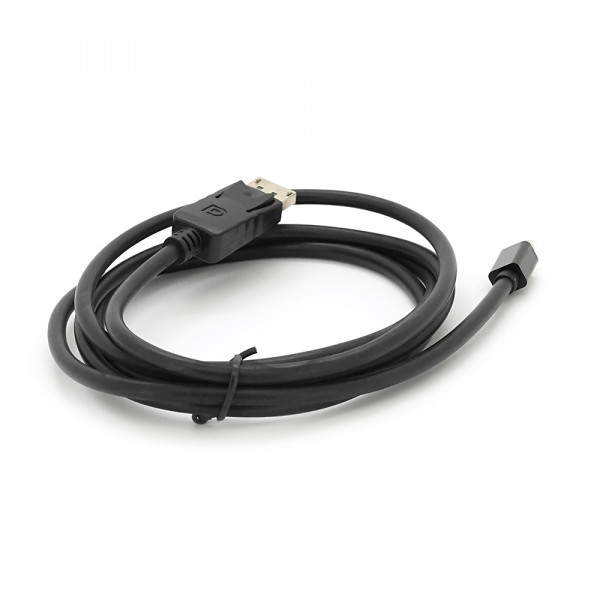 Конвертер mini Display Port (тато) на Display Port (тато) 1.8m (пакет) Black