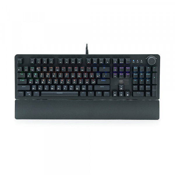 Клавіатура USB Fantech MK853V2, довжина кабелю 135см, (Eng/Укр/Рус), Black, 104к, Q10