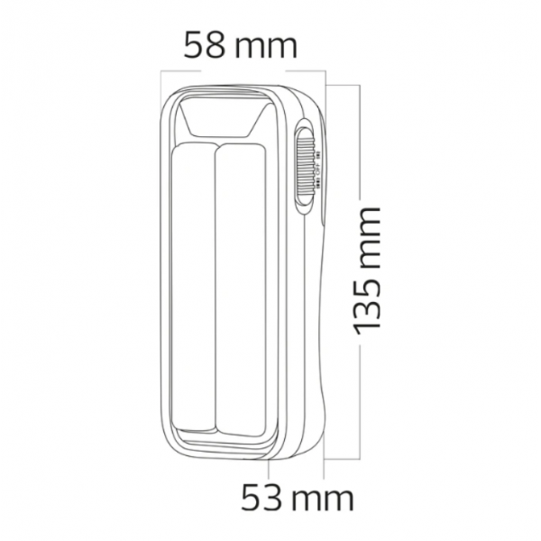 Імпульсний блок живлення герметичний Ritar RTPSW12-60 12В 5А (60Вт) IP67   (225*45*40) 0,25 кг (220*43*32)