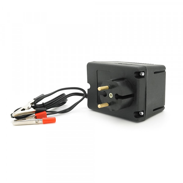 Автоматичне ЗУ для акумулятора MW-AZU12 12V (1,3-13Ah) (MF,WET,AGM,GEL,NICD,NIMH), 180-240V, Ток заряду 0.3-0.8A, крокодили в комплекті