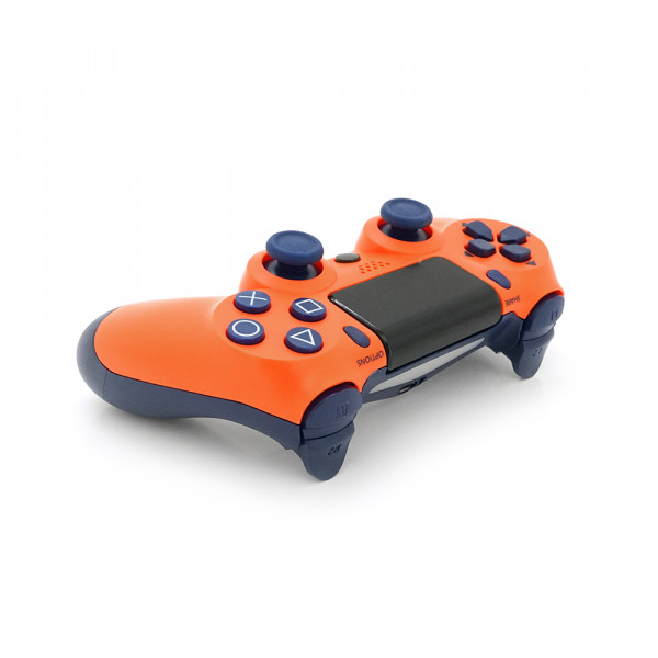 Геймпад Brazzers бездротовий для PS4 Wireless DUALSHOCK 4, роз'єм для навушників, LED light bar, Orange, 3.7V, 600mAh, Blister-box