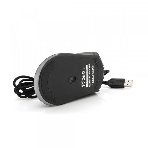 Ігрова миша провідна PHANTOM II VX6, 7 кнопок, 400-7200 DPI, Led Lighting RGB, 1,8м, Windows XP/Vista/Win7/8/10/11 Mac OS X, Black, COLOR BOX