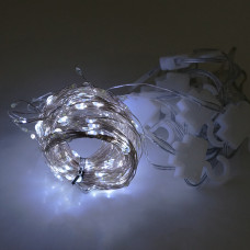 Гірлянда 200LED Штора (White), USB+пульт, мідний провід, 8 режимів, 3*2метри, прозора ізоляція, BOX