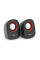 Колонки 2.0 Kisonli V360 для ПК і ноутбука, USB + 3.5mm, 2x1.5W, 20Hz- 20KHz, Red, BOX, Q50