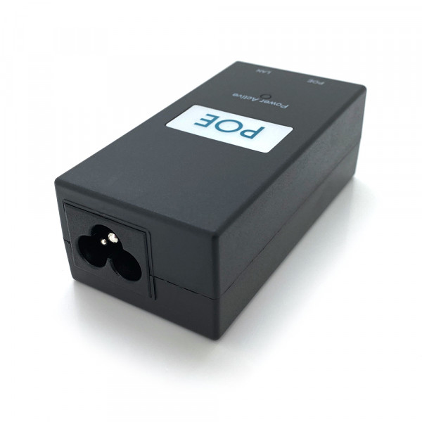 POE інжектор 12V 2A (24Вт) з портами Ethernet 10/100 Мбіт / с + кабель живлення 1,0м