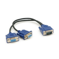 Розгалужувач VGA 0,2m, male to 2 * female (тато-2 * мама), кульок Q100