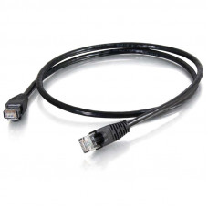 Патч-корд литий RITAR, CCA, UTP, RJ45, Cat.5e, 1m, чорний Q800