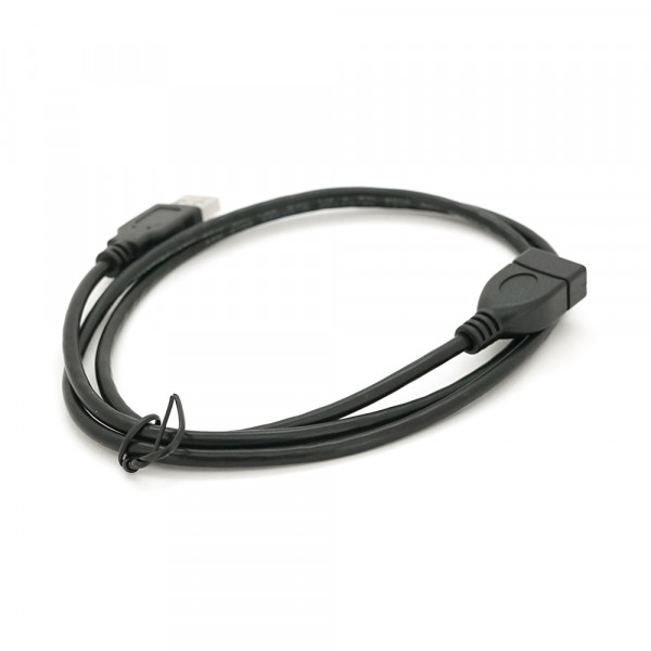 Подовжувач USB 2.0 AM/AF, 1,0m, чорний Q250