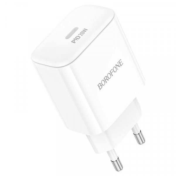 СЗУ BOROFONE BA81A, PD20W, 1xUSB-C, 20W, White, Box