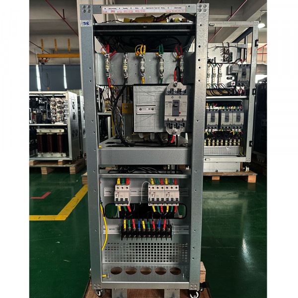 ДБЖ ONLine 3-ФАЗИ RITAR GP33-30KL, 384Vdc, 30KVA/24KW, під зовнішній АКБ, вхід 3 фази-вихід 1 фаза (480*930*1140), 200кг