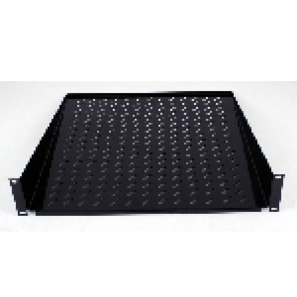 Полиця консольна 19" 2U 450мм, чорна