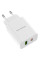 СЗУ BOROFONE BA56A, PD20W+Q3.0, 1xUSB-A+1xUSB-C, 20W, White, Box