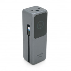 Powerbank Fulltech FP34 30000mAh, Fast charge PD140W, Li-pol, LCD Display, Вхід:Type-C, Виходи: 2xUSB Type-C, 1xUSB Type-A, USB Type-C Cable, Box