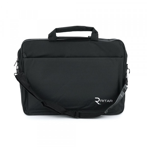 Сумка для ноутбука Ritar 15.6 "джинсова тканина, Black Q90