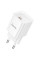 Набір СЗУ 110-240V HOCO C146A + кабель Type-C, 1xUSB-C, PD20W, 1м кабель, White, Box
