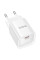 Набір СЗУ 110-240V HOCO C146A + кабель Type-C, 1xUSB-C, PD20W, 1м кабель, White, Box