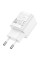 Набір СЗУ 110-240V HOCO C146A + кабель Type-C, 1xUSB-C, PD20W, 1м кабель, White, Box