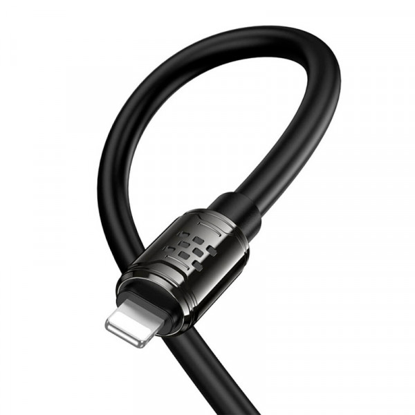 Кабель Hoco U143, Type-C-Lighting, 27W, довжина 1.2м, Black, BOX