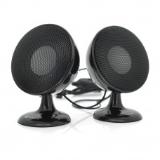 Колонки 2.0 Kisonli S-888 для ПК и ноутбука, USB + 3.5mm, 2x3W, 20Hz- 20KHz, Black, BOX, Q60