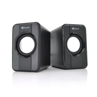 Колонки 2.0 Kisonli S-444 для ПК і ноутбука, USB + 3.5mm, 2x3W, 20Hz- 20KHz, Black, BOX, Q60