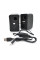 Колонки 2.0 Kisonli KS-06, для ПК і ноутбука, USB + 3.5mm, 2x3W, 20Hz- 20KHz, Black, BOX, Q50