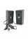 Колонки 2.0 Kisonli U-9003, для ПК і ноутбука, USB + 3.5mm, 2x3W, 20Hz- 20KHz, Black, BOX, Q40