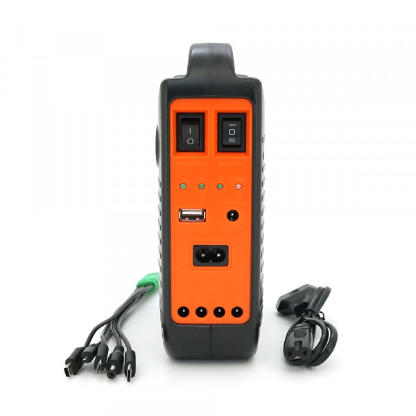 Переносний ліхтар EP-391 + Solar, Функції: PowerBank, АКБ 6V/3000mAh, 3 виносні лампочки 3W, 140х60х185мм, Box