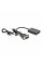 Конвертер VGA to HDTV Adapter + Audio, Black, Full HD 1080P, Blister